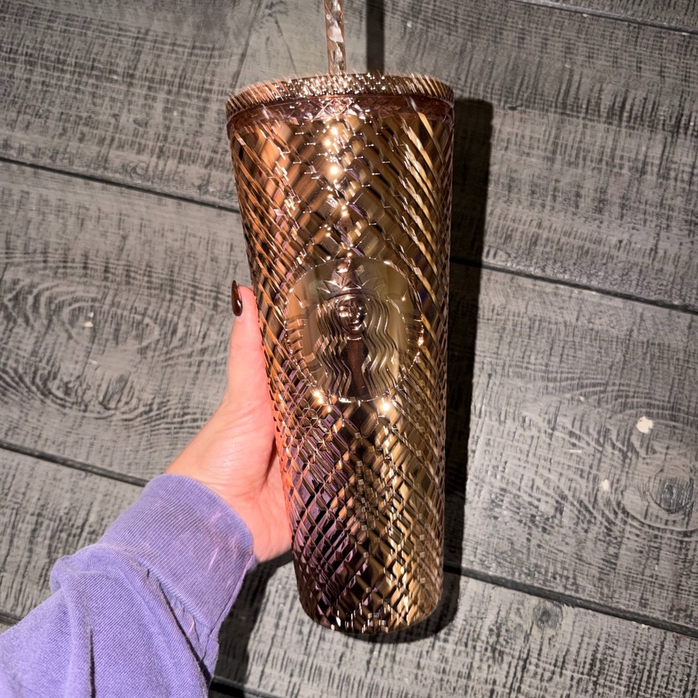 Starbucks Metallic Gold Tumbler